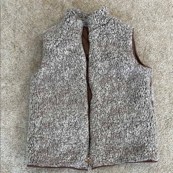 REVERSIBLE Women’s Brown Quilted Boutique Vest - Picture 3 of 4